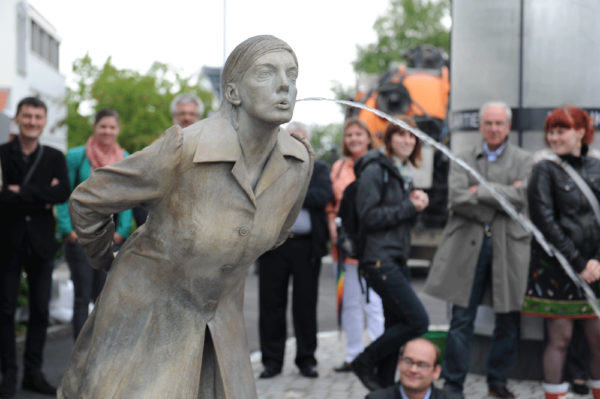 Kreis Wasser Einweihung Brunnen St.Gallen zum 100 Jahr Jubilaeum