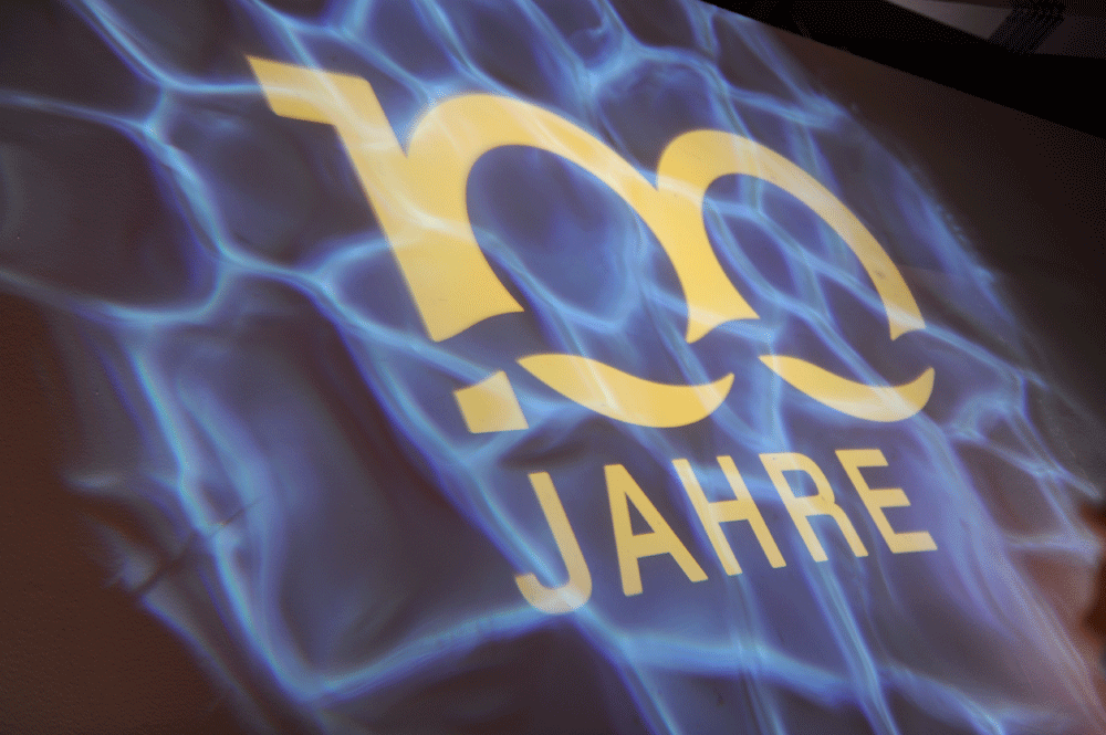 Kreis Wasser 100 Jahr Jubilaeum Event Identity